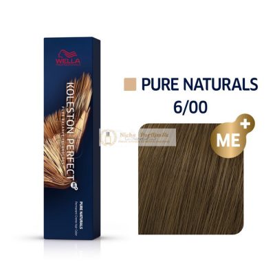 Wella Professionals Koleston Perfect Me+ Pure Naturals professzionális permanens hajszín 6/00 60 ml