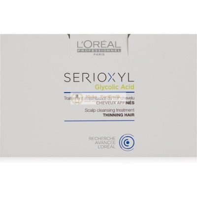 L'Oreal Serioxyl Fejbőr Tisztító Kezelés Vékonyodó Hajra, 15ml