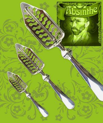 Abszint kanál hullámos