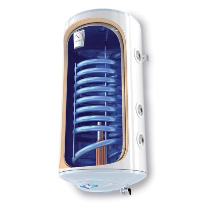 100 literes 1 nagy hőcserélős függőleges villanybojler BiLight 100 S napkollektorhoz és kazánhoz