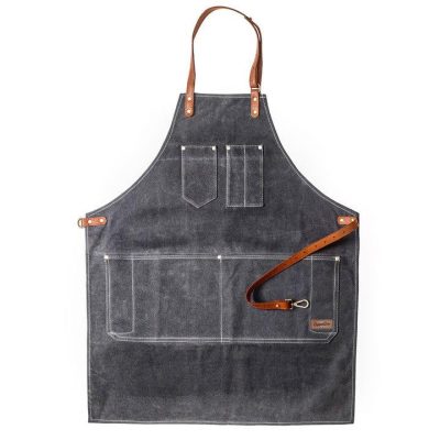Dapper Dan Barber Apron Charcoal borbély munkakötény