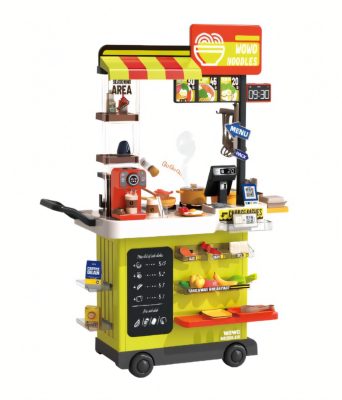 Mama Kiddies 88 részes 102 cm magas Fast Food stand zöld színben