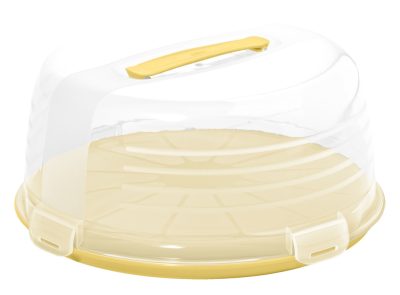 Curver Kerek Tortabúra Átlátszó/Sárga (4/karton)