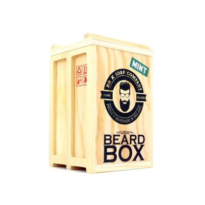Dr K Beard Box Mint menta szakállápoló utazószett