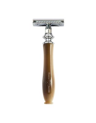 Edwin Jagger Closed Comb Chatsworth Horn Safety Razor (DE) Horn/Chrome LHCSR
