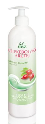 Lady Stella csipkebogyó arctisztító tej magas C-vitamin tartalommal, 500 ml