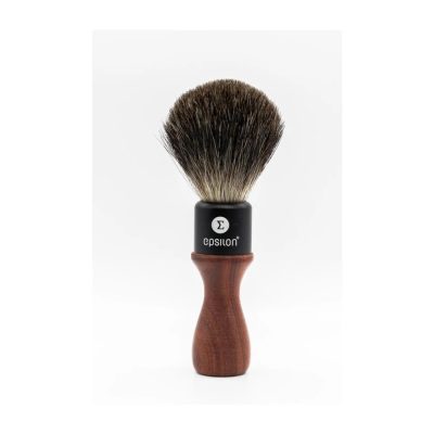 Epsilon Black Badger Shaving Brush African Blackwood 50/24mm borotvapamacs