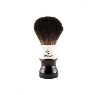 Epsilon Black Fibre Black & White Shaving Brush 54/26mm borotvapamacs