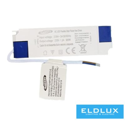 UNIVERSO Flexibilis LED szalag adapter rövidzárlatvédelemmel Max.300w IP20