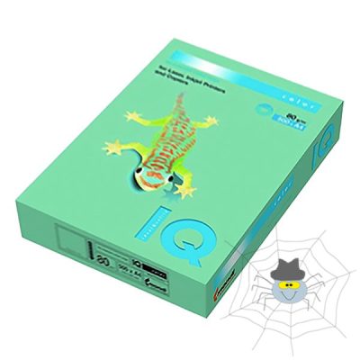 Fénymásolópapír színes IQ Color A/3 80 gr pasztell zöld GN27 500 ív/csomag