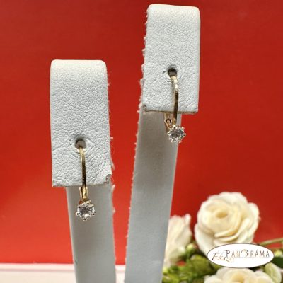 18K Gold Filled francia kapcsos fülbevaló - Sarah