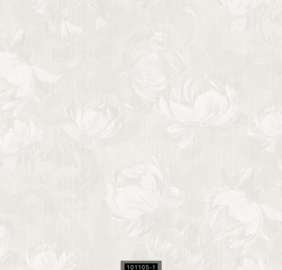 Yazmin - Fehér virágos tapéta 