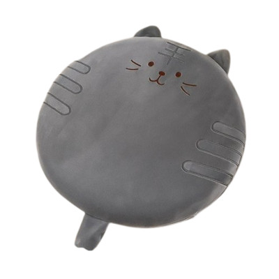 Szürke cica memóriahabos ülőpárna, háttámla