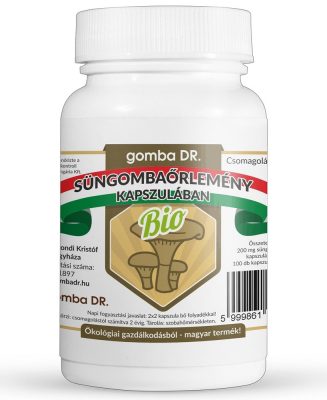 gomba DR. "Süngomba őrlemény" kapszulában - 100 db 