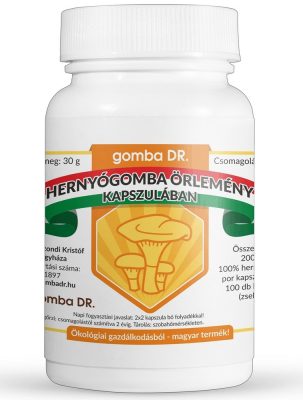 gomba DR. "Hernyógomba őrlemény" kapszulában - 100 db 
