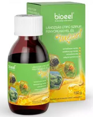 Bioeel "Lándzsás Útifű Szirup Fenyőrüggyel és Mézzel" 150 g