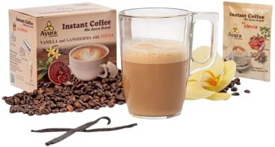 Ayura "Vaníliás Cappuccino" ganoderma gombával 10x15g