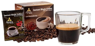 Ayura "Fekete Kávé" ganoderma gombával 10x4,5 g
