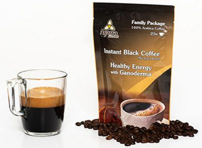 Ayura "Fekete Kávé" ganoderma gombával 100 g családi csomag