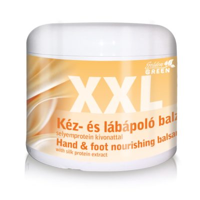 Golden Green XXL kéz- és lábápoló balzsam selyemproteinnel, 500 ml