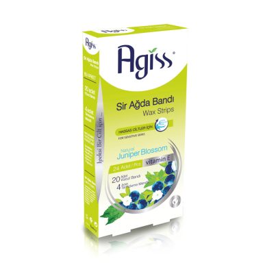 Agiss gyantacsíkok testre természetes borókavirág kivonattal (zöld) 24 db