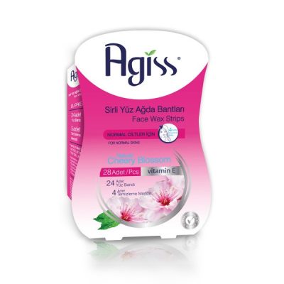 Agiss gyantacsíkok arcra természetes cseresznyevirág kivonattal (rózsaszín), 24 db