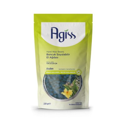 Agiss méhviasz alapú gyöngygyanta azulén zöld visszazárható tasakban, 220 g