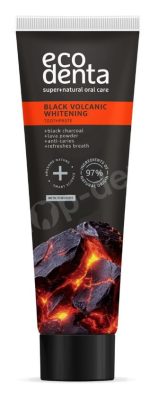 Ecodenta fehérítő fogkrém szénnel és vulkáni ásványokkal, 100 ml