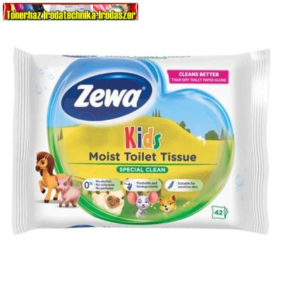 Zewa Kids nedves toalettpapír 42db 