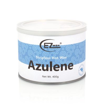 Lady Stella Ezwax Premium elasztikus lehúzócsík nélküli konzervgyanta, Azulén, 400 ml