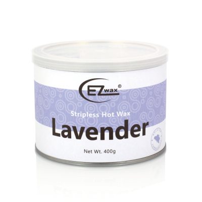 Lady Stella Ezwax Premium elasztikus lehúzócsík nélküli konzervgyanta Levendula 400 ml