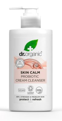 Dr Organic Skin Calm probiotikus krémes arclemosó, 150 ml