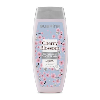 Subrina Cherry Blossom tusfürdő cseresznyevirág illattal, 250 ml
