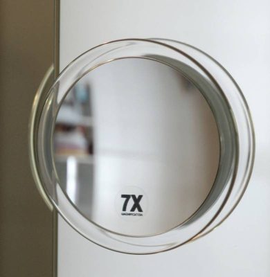 Titania nagyítós tükör 7x-es nagyítással, kétoldalas öntapadós