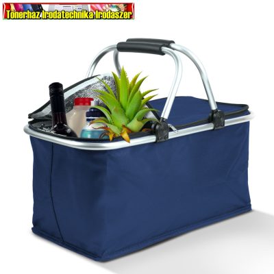 11549D Thermo összecsukható bevásárlókosár - 49 x 28 x 25 cm - 21 L - Kék