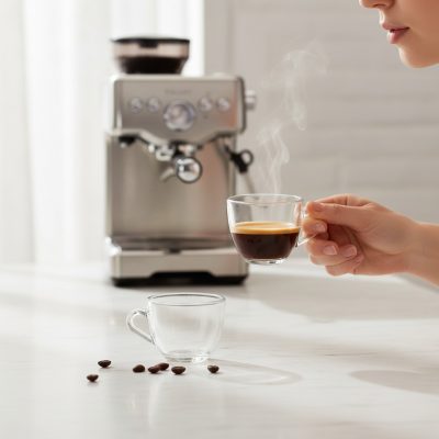 Brazil kávés csésze, 75 ml, üveg - Olasz termék 6 db-os csomag