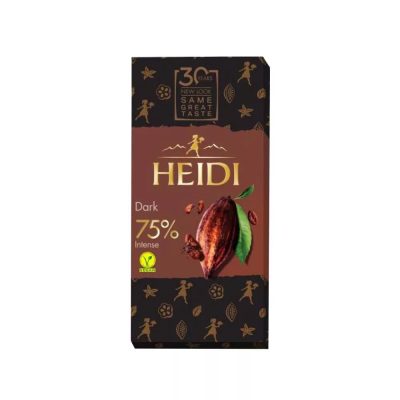 Heidi Grand Or dark 75% intense csokoládé 80g