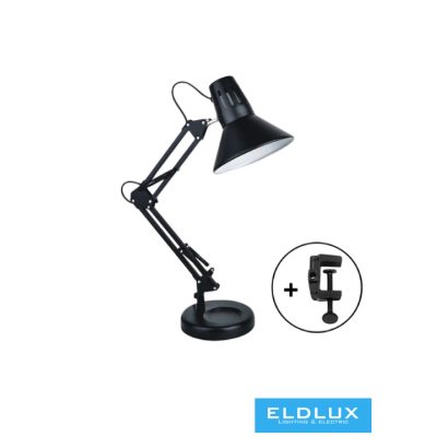 UNIVERSO Asztali lámpa 1xE27 Max.60w 160x500mm Fekete