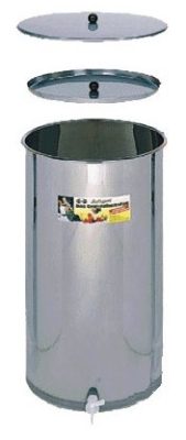 Speidel nemesacél úszófedeles tartály tároláshoz és sterilizáláshoz 65 és 110 literes méretben