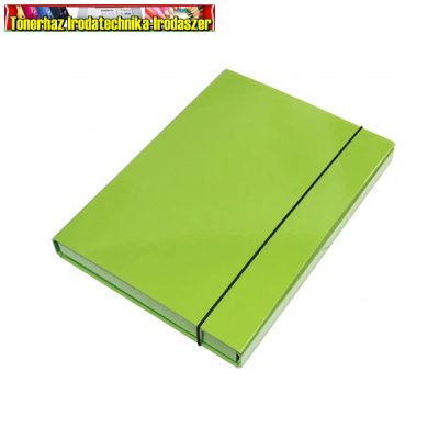 Füzetbox OPTIMA A/4 3 cm-es gerinccel zöld