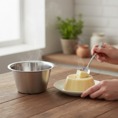 Puding forma 100 ml-es, 6,5x4,7 cm, rozsdamentes