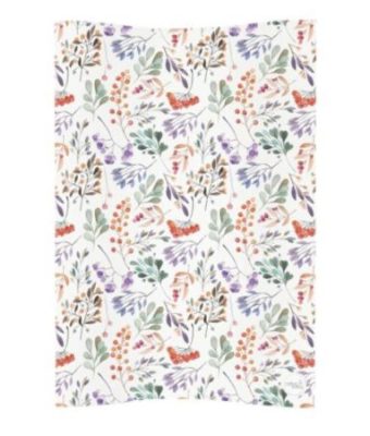 Puha Pelenázó lap ékes 50X70 cm - bogyók és levelek