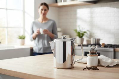 Kávéskanna 2 liter 12.5x19 cm rozsdamentes