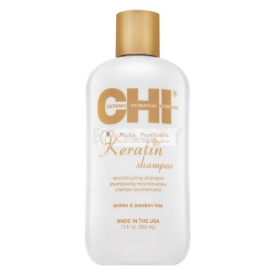 CHI Keratin Shampoo hajsimító sampon durva és rakoncátlan hajra 355 ml