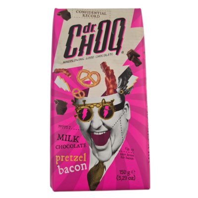 Dr. Choq tejcsokoládé bacon és perec darabokkal 150g