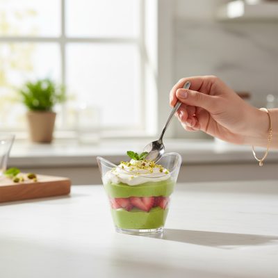 Wave 200 ml-es Pohárkrém-desszert tégely a Martellato-tól 100 db/csomag