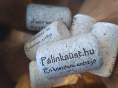 Eco parafa dugó Pálinkaüst felirattal, 22x38 mm