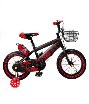 MK YB collection Yoko kerékpár fekete-piros színben 14" + ajándék