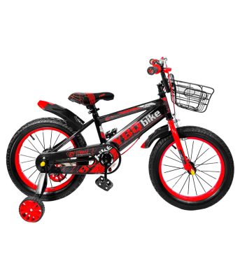 MK YB collection Yume kerékpár fekete-piros színben 16" + ajándék