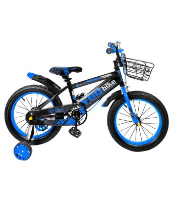 MK YB collection Yume kerékpár fekete-kék színben 16" + ajándék